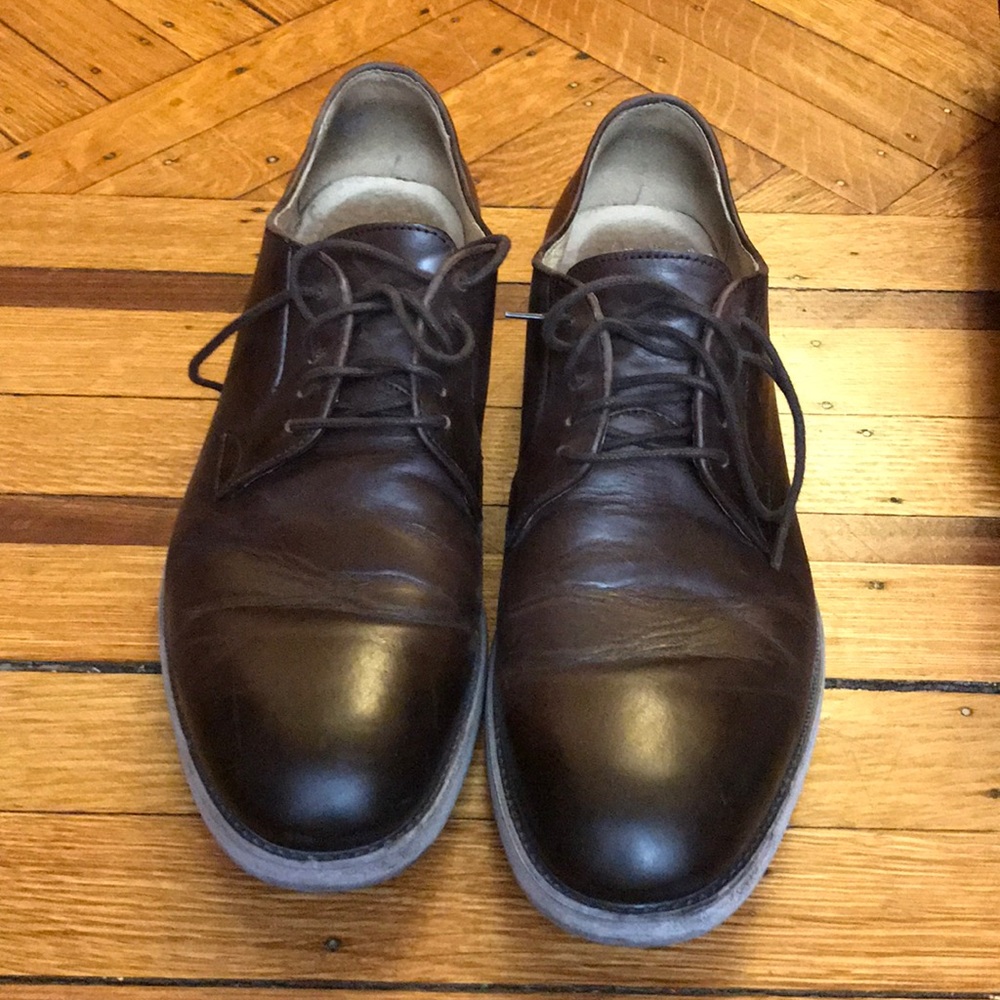 Barney’s leather shoes